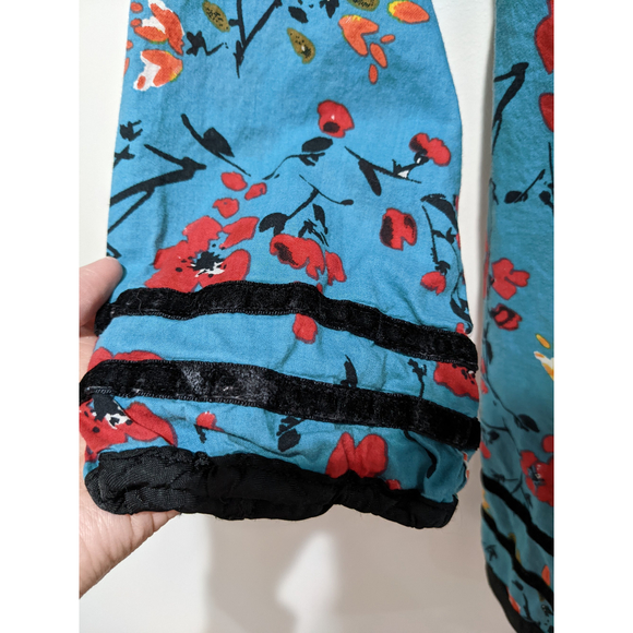 Eliana et Lena Paris Miniko Blue Floral Top Size 8Y-9Y - Picture 5 of 10